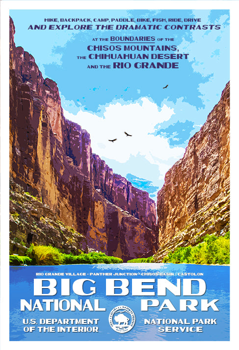 Big Bend National Park | National Park Posters