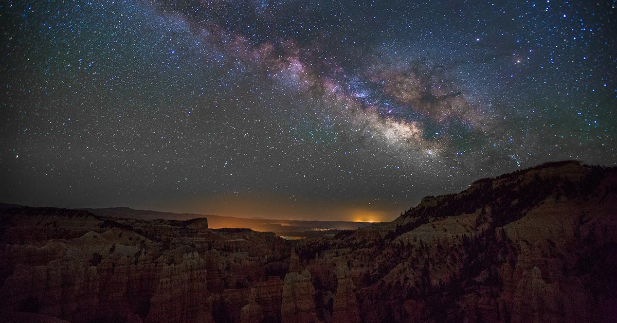 Bryce Canyon, Fairyland at Night | National Park Posters