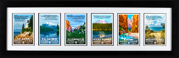 Framing Your National Park Postcards – National Park Posters