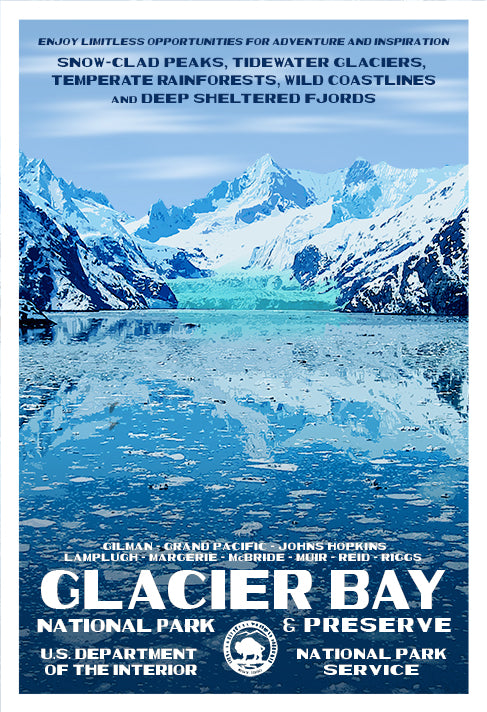 Glacier Bay National Park | National Park Posters