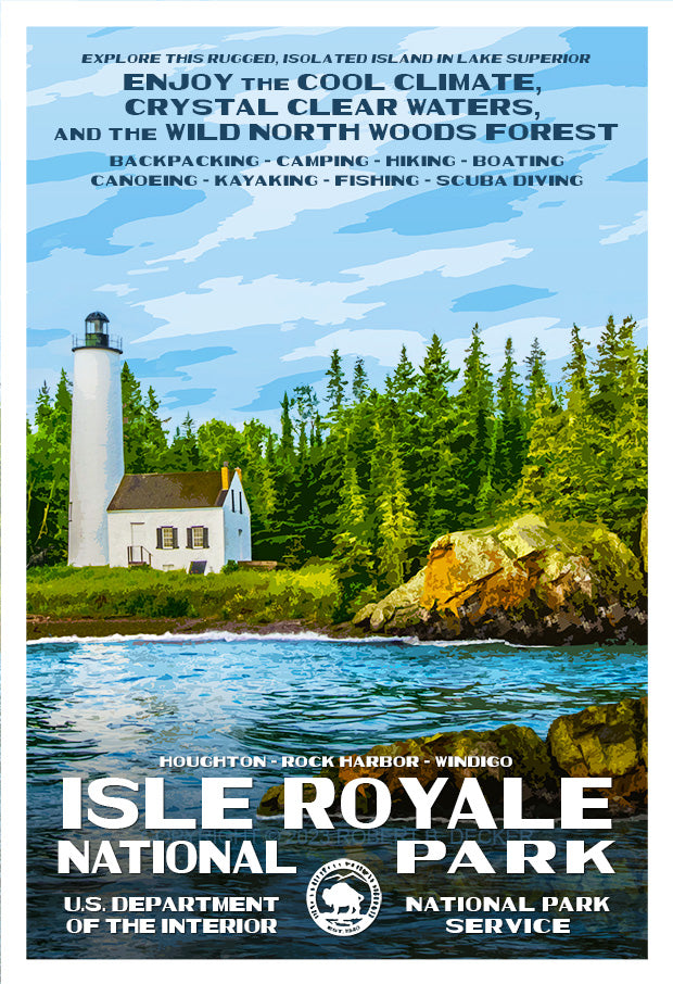Isle Royale National Park Poster | Robert B. Decker