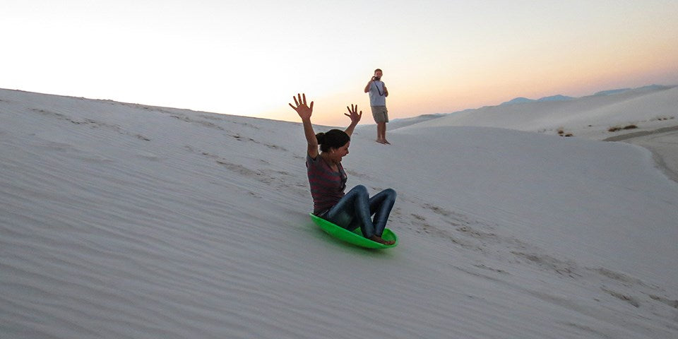 Sand Sledding