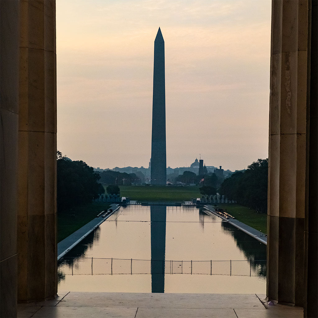 Washington Monument from the Lincoln Memorial | Robert B. Decker