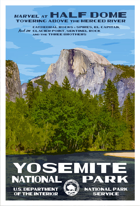 Yosemite National Park | National Park Posters