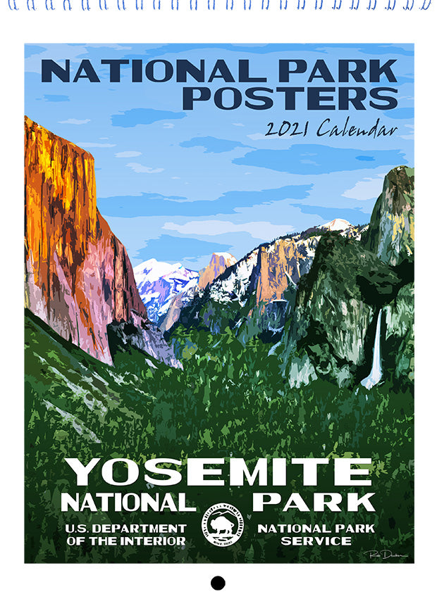 National Park Posters 2021 Calendar National Park Posters