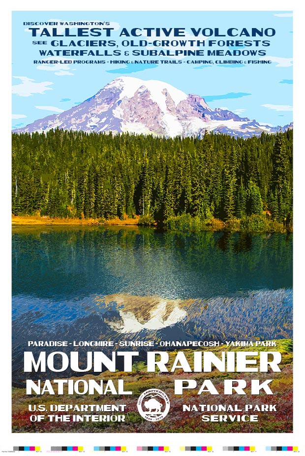 Mount Rainier National Park Artist Proof