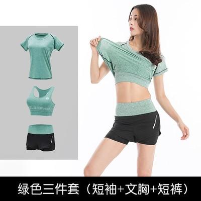 Womens Yoga Sets Five 5 Pieces Set Training Sports Sets Female