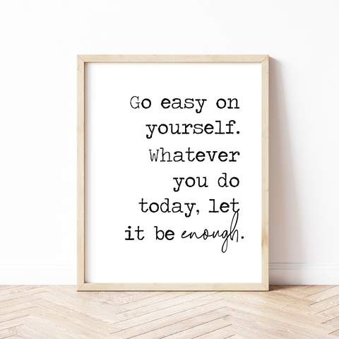 quote poster print by Wattle Designs