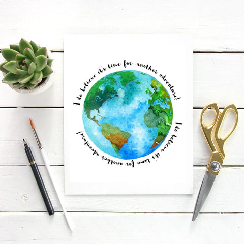 world travel kids print