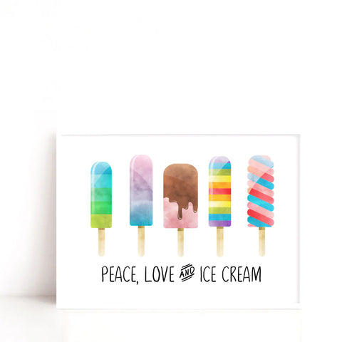 ice cream custom print