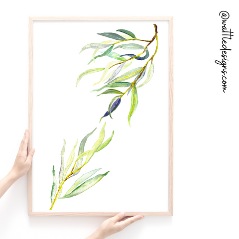 Willow leaf print for willow anniversary