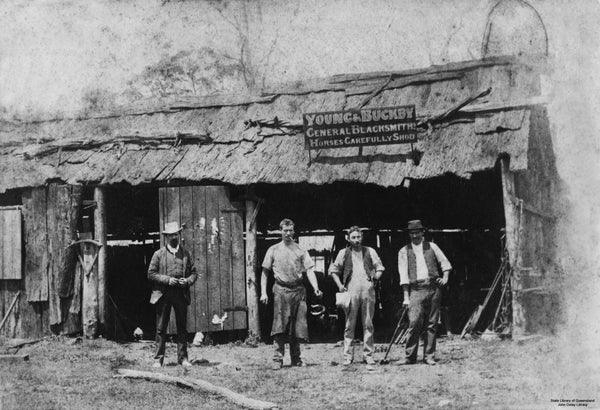 Young and Buckby Blacksmith - Oxley Road, Oxley, 1888