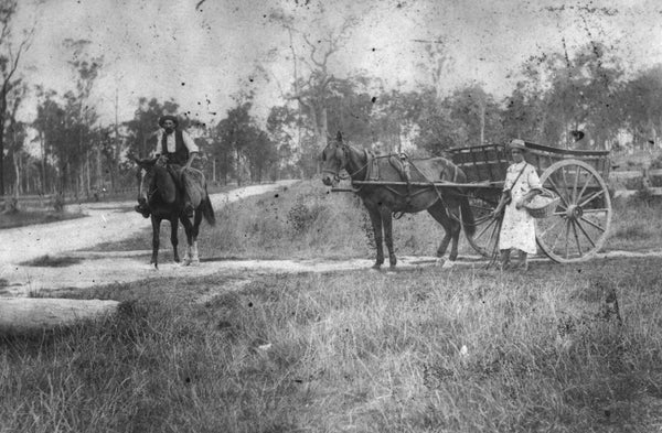 Mail Delivery on the Corner of South Pine Road and Gordon Parade in Everton Park, 1910