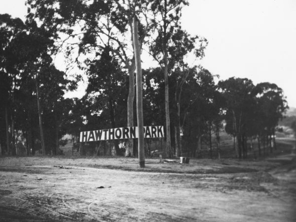 1925 photograph of the Hawthorn Park Estate off Waterworks Road