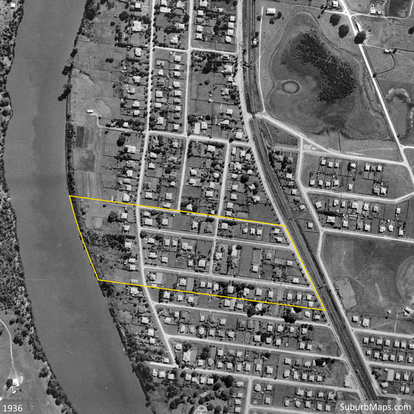 1936 Aerial Photo of Chelmer Estate