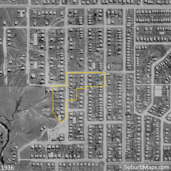 1936 Aerial Photo of Gordon Park - Section 1a