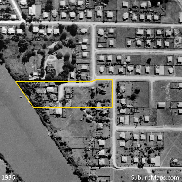 1936 Aerial Photo of Molonga Estate