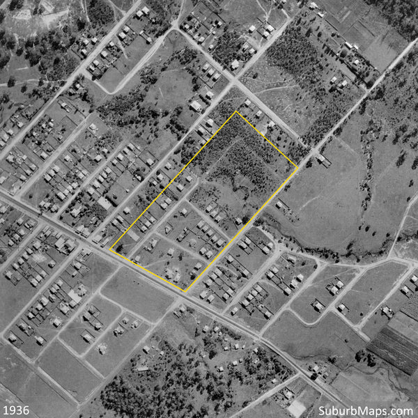 1936 Aerial Photo of Tarana Estate