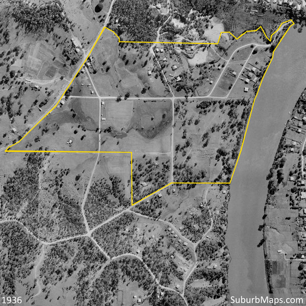 1936 Aerial Photo of Witton Township Estate