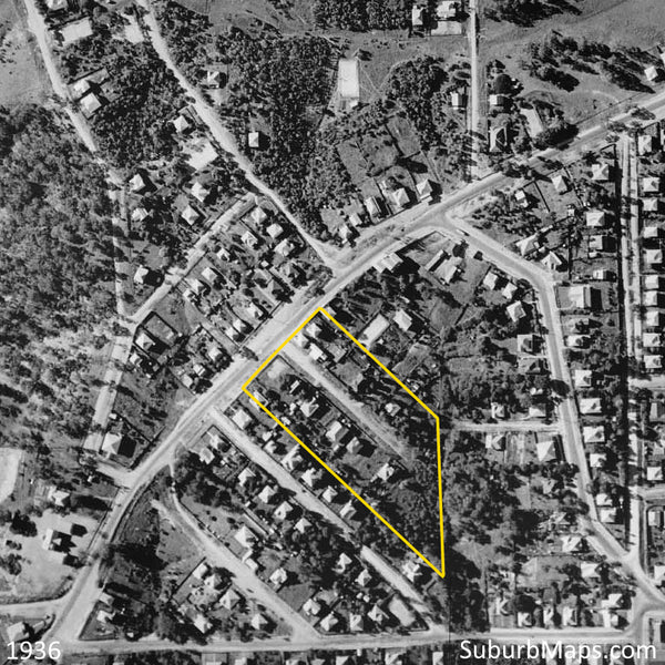 1936 Aerial Photo of Rylatt Estate