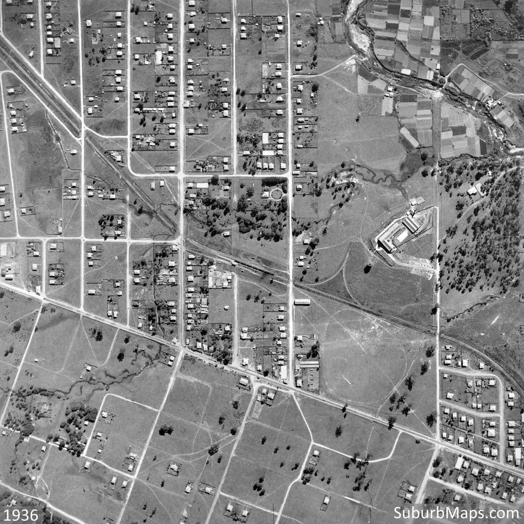 1936 Mitchelton - Aerial Photo