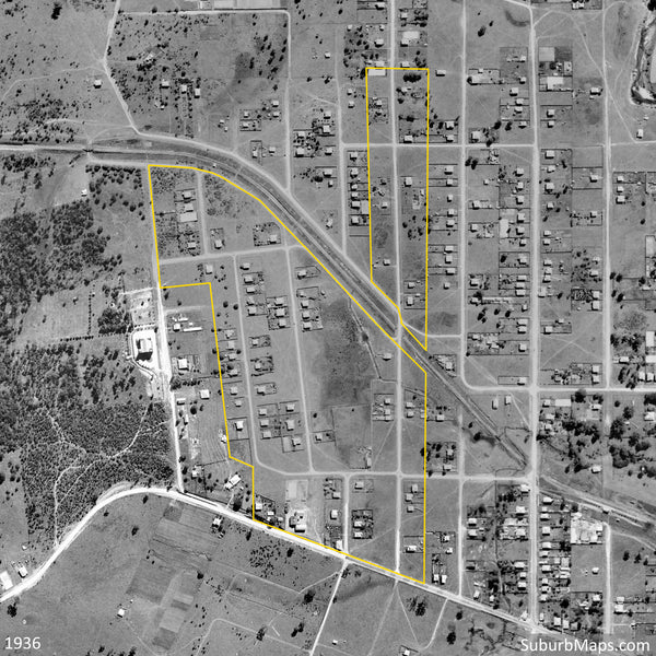 1936 Aerial Photo of Groveley Lodge Estate - Second Section