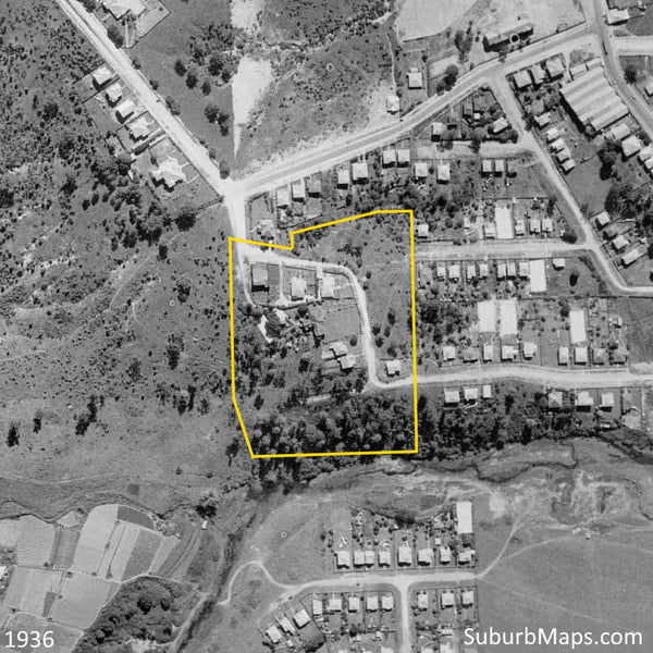 1936 Aerial Photo of Bearsden Estate