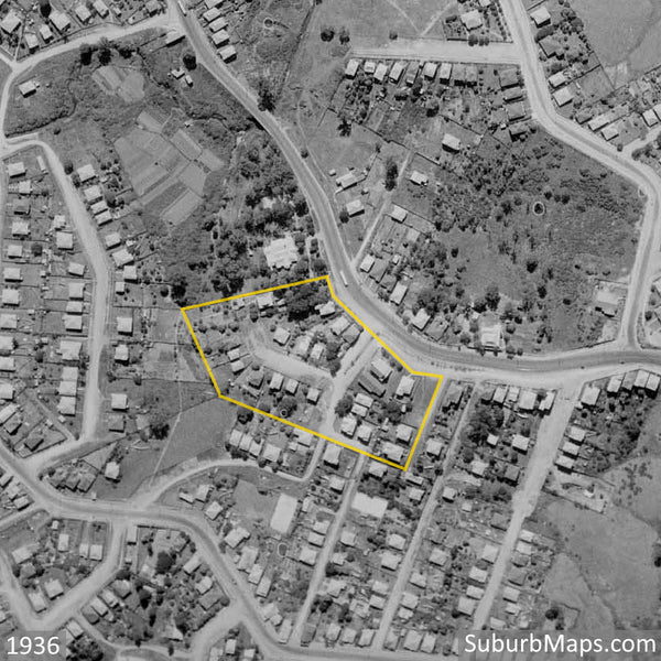 1936 Aerial Photo of Church Hill Estate