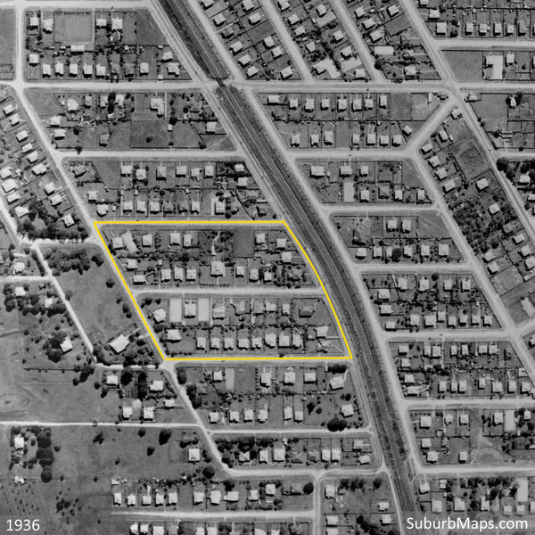 1936 Aerial Photo of Sherwood Park Estate