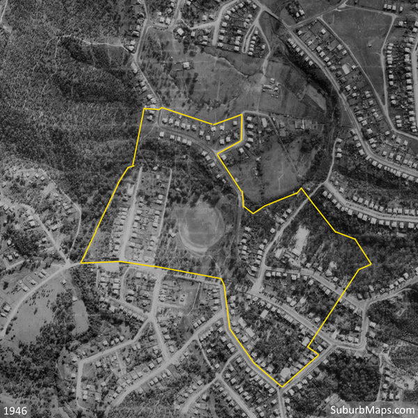1936 Aerial Photo of Bardon Estate