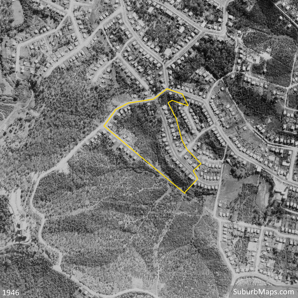 1936 Aerial Photo of Birdwood Park Estate - 1st Section