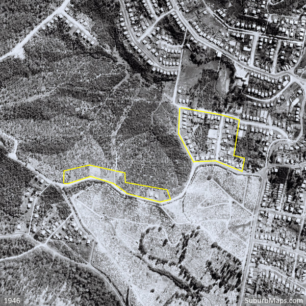 1936 Aerial Photo of Birdwood Park Estate