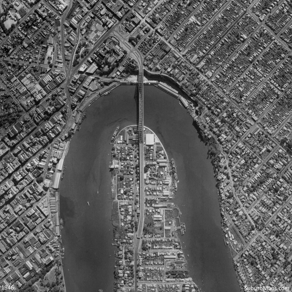 1946 Kangaroo Point - Aerial Photo
