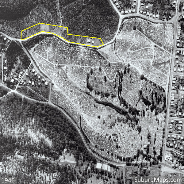 1946 Aerial Photo of Chermside Park Estate