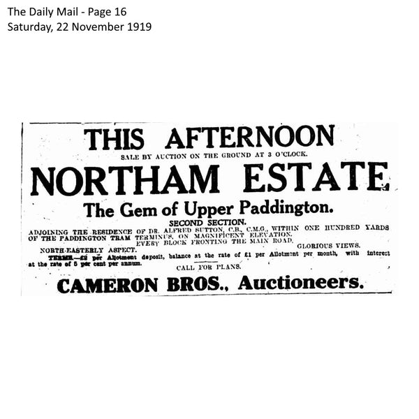 Newspaper Advertisement