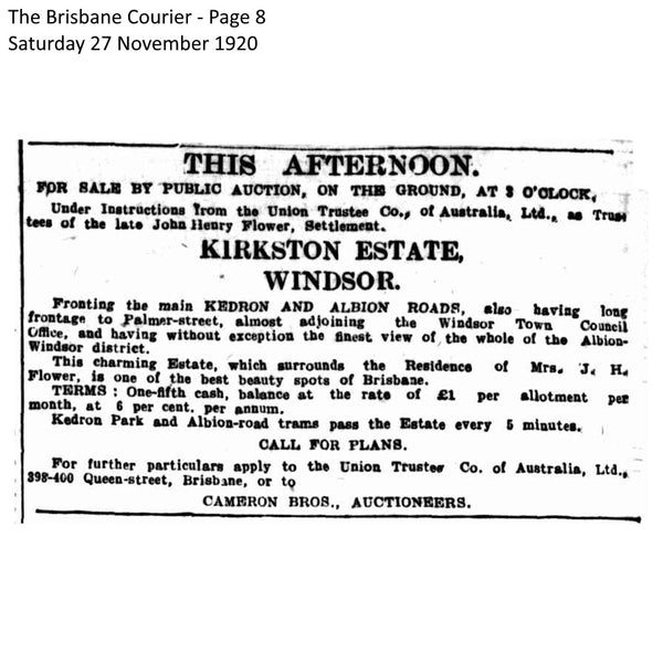 Newspaper Advertisement