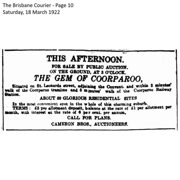 Newspaper Advertisement