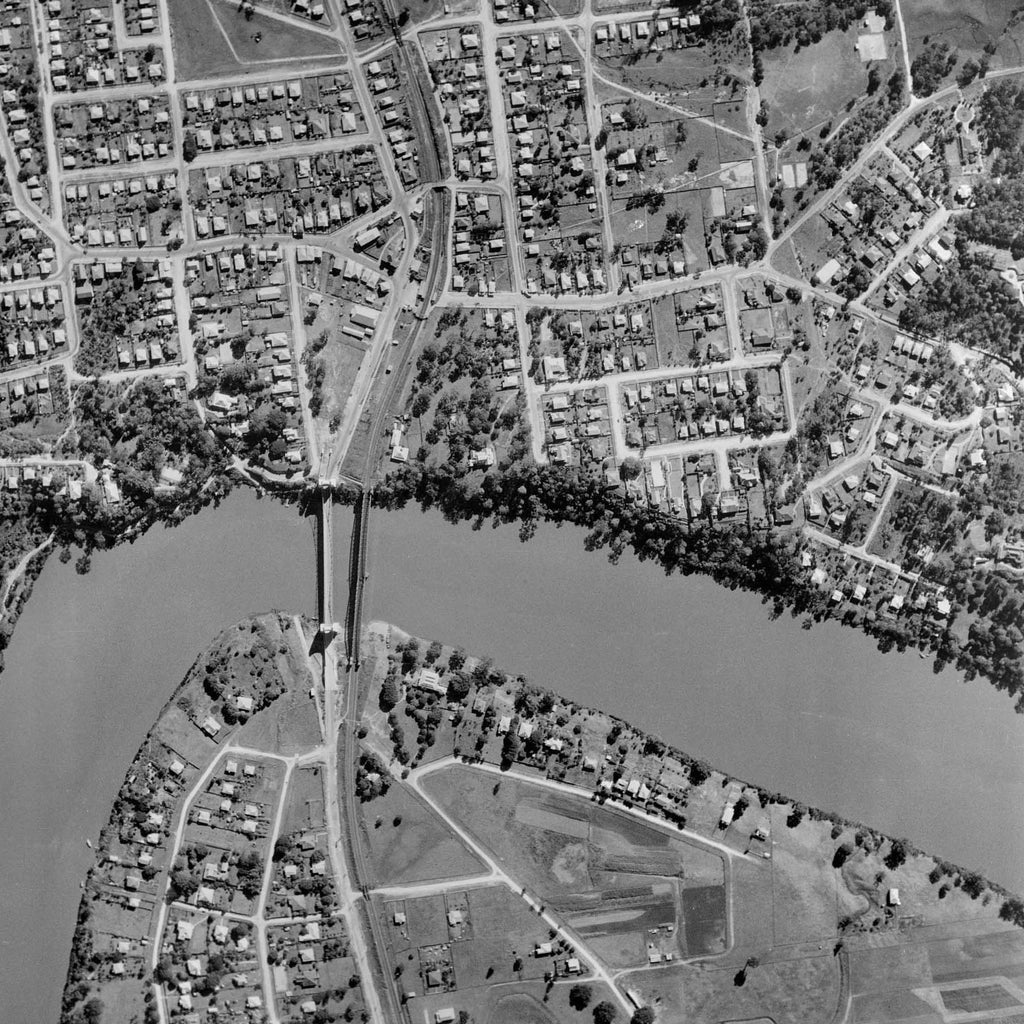 1936 Indooroopilly - Aerial Photo - Walter Taylor Bridge ...