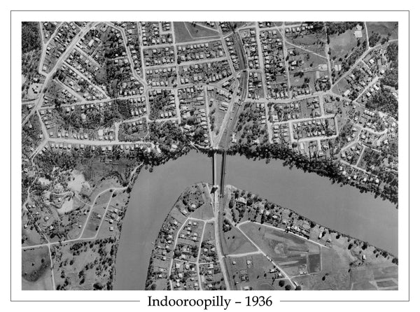 1936 Aerial Photo of Indooroopilly
