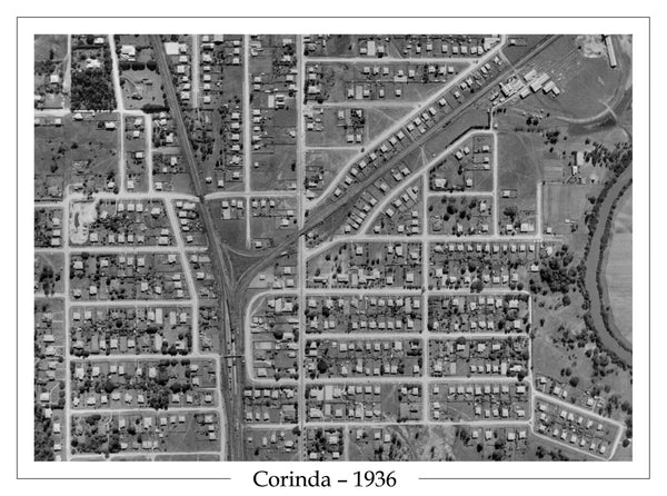 1936 Corinda Junction Aerial Photo