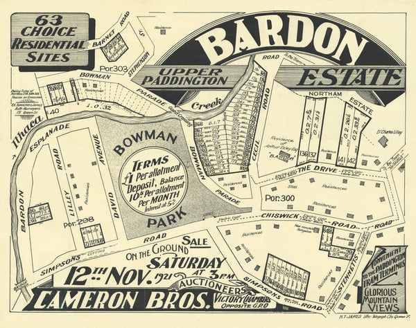 Bardon Estate Map