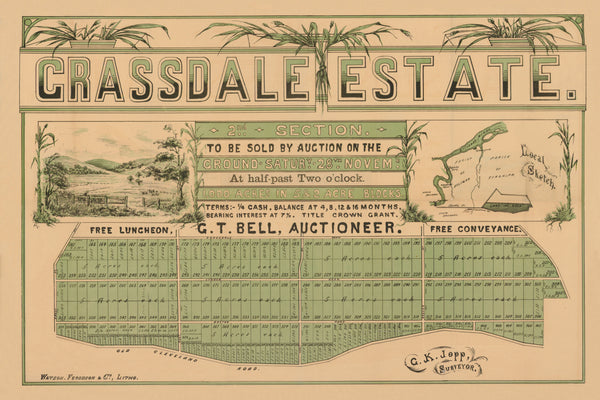 Grassdale Estate - 2nd Section Map