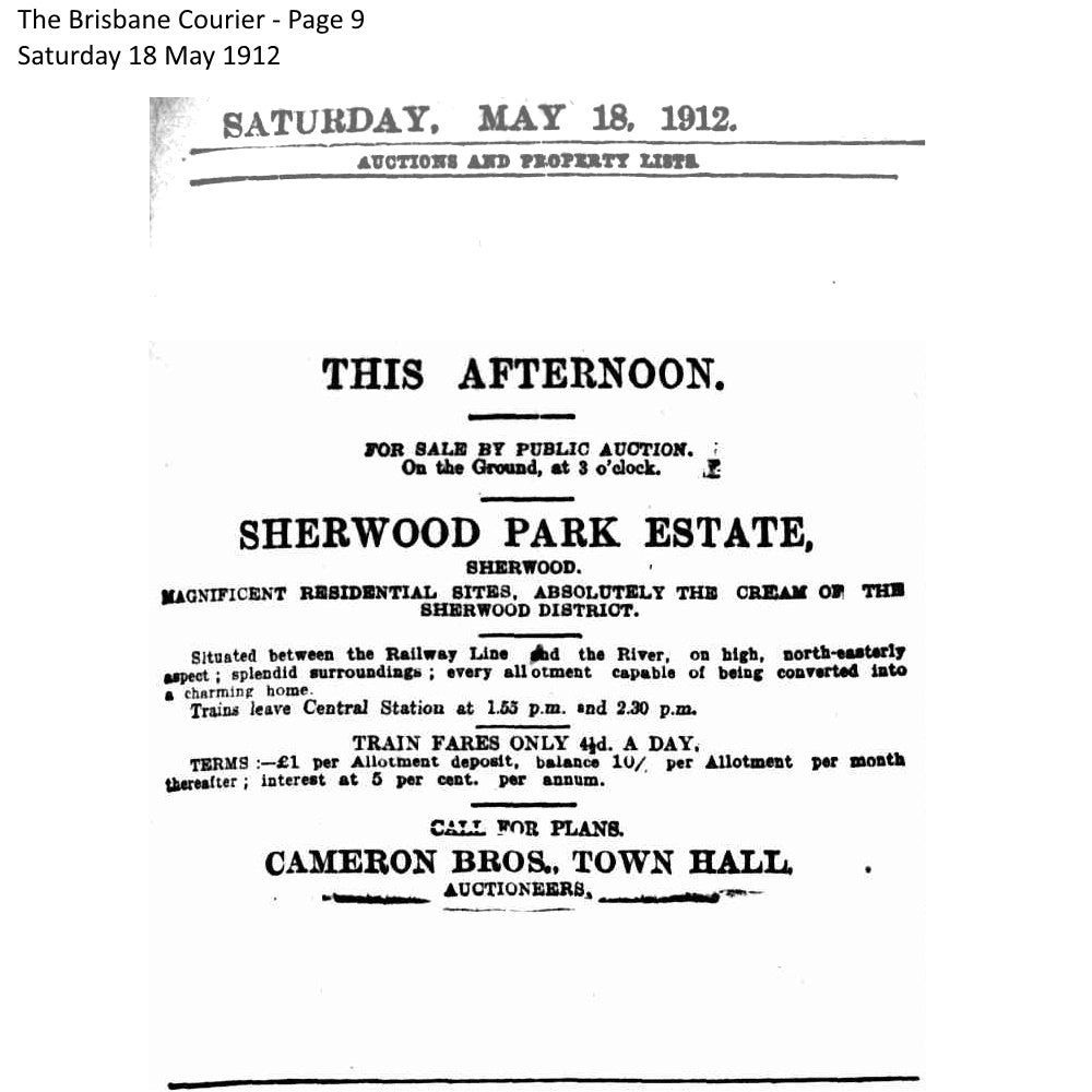 Sherwood Park Estate Advertisement
