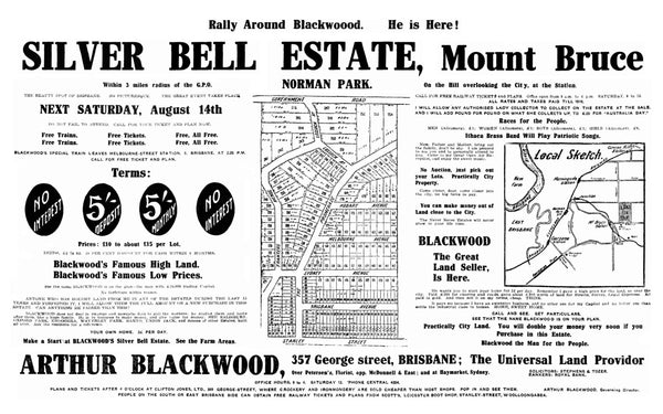 Silver Bell Estate - Mt Bruce Map