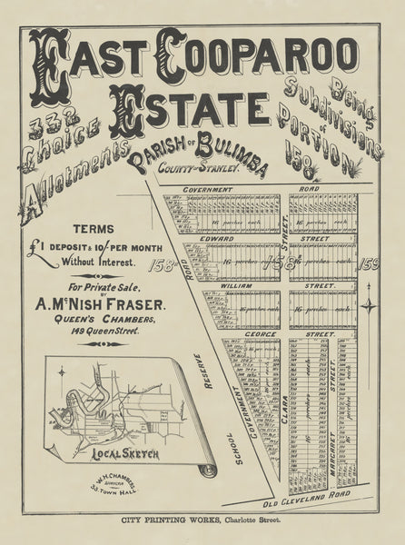 East Coorparoo Estate Map