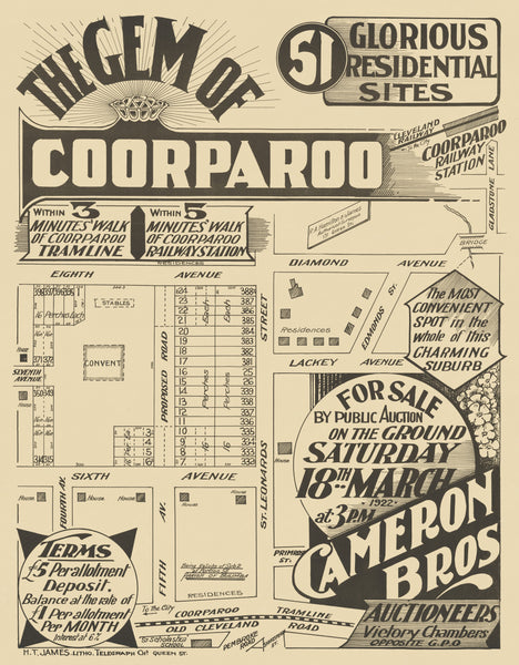 The Gem of Coorparoo Map