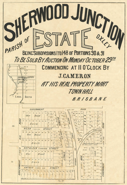 Sherwood Junction Estate Map