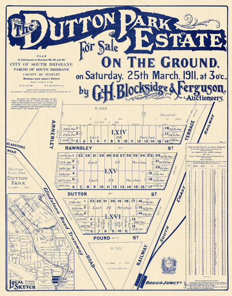 The Dutton Park Estate Map