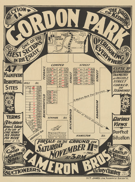 Gordon Park - Section 1a Map