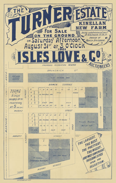 The Turner Estate Map